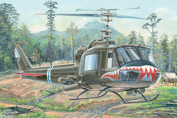 Hobby Boss 81807 UH-1 Huey B/C 1/18 Model Kit