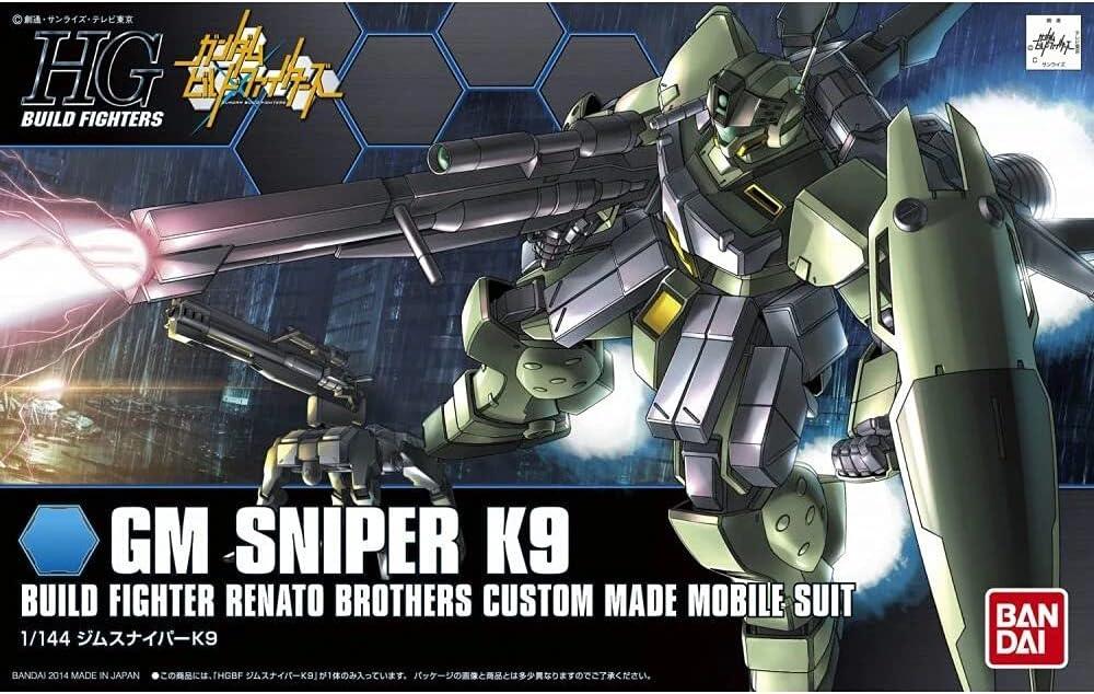 Bandai 010 GM Sniper K9 HGBF 1/144 Model Kit - A-Z Toy Hobby