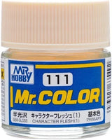 Mr. Hobby C111 Mr. Color Semi Gloss Character Flesh (1) Lacquer Paint 10ml - A-Z Toy Hobby