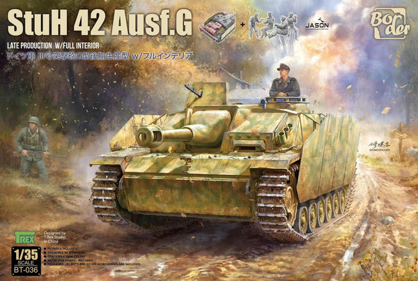 Border Model BT036 StuH 42 Ausf.G Late Full Interior 1/35 Model Kit