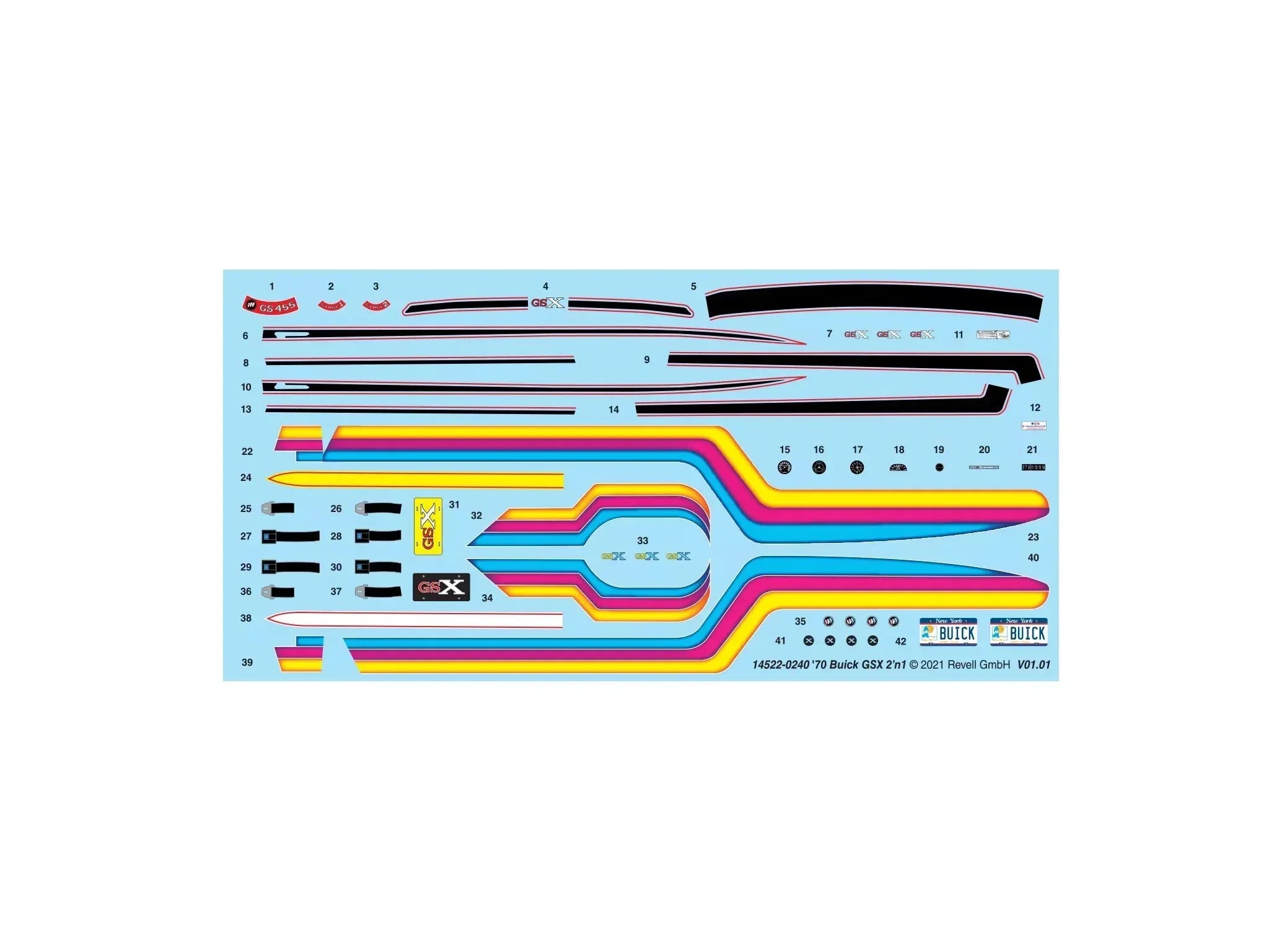 Revell 1970 Buick GSX 2 in 1 1/24 Model Kit - A-Z Toy Hobby