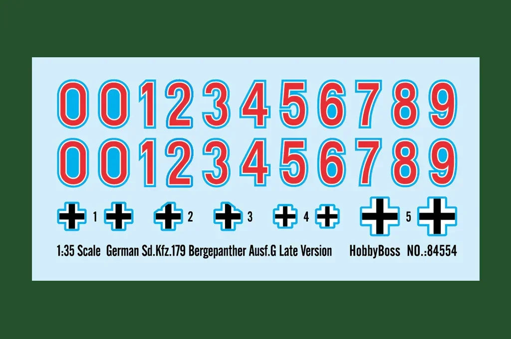 Hobby Boss 84554 German Sd.Kfz.179 Bergepanther Ausf.G Late 1/35 Model Kit - A-Z Toy Hobby