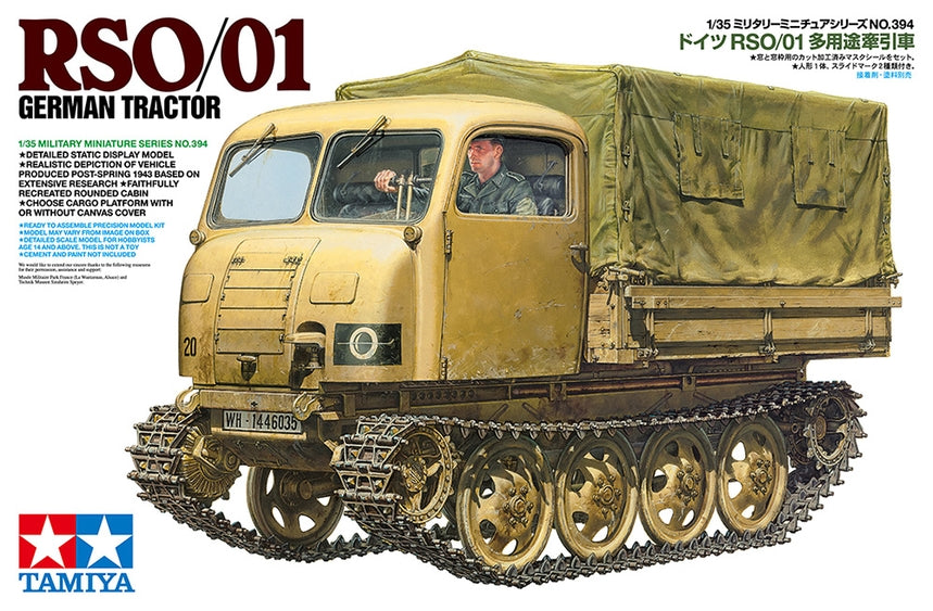Tamiya 35394 German Tractor RSO/01 1/35 Model Kit