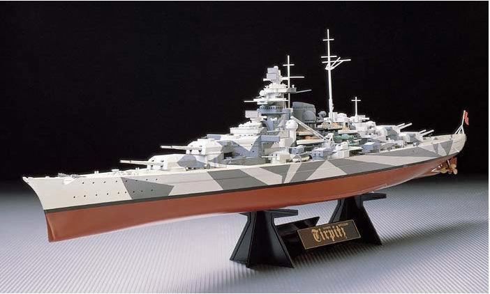 Tamiya 78015 German Battleship Tirpitz 1/350 Model Kit TAM78015 - A-Z Toy Hobby