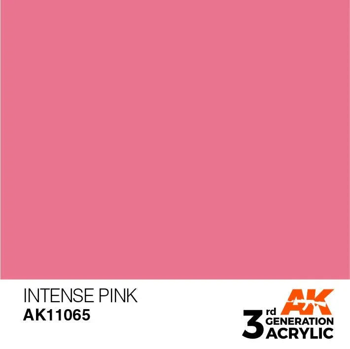 AK Interactive AK11065 3G Intense Pink Acrylic Paint 17ml - A-Z Toy Hobby