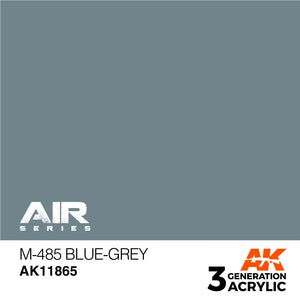 AK Interactive AK11865 3G Air M-485 Blue-Grey Paint 17ml - A-Z Toy Hobby