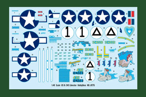 Hobby Boss 81775 US B-24D Liberator 1/48 Model Kit - A-Z Toy Hobby