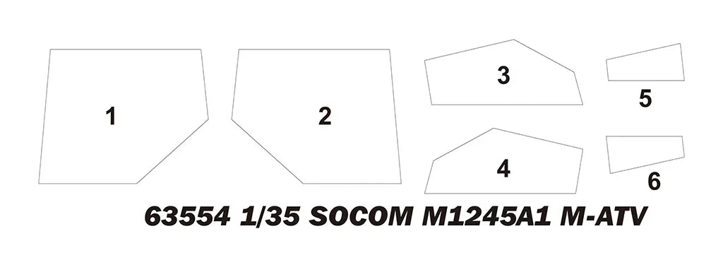 iLoveKit 63554 SOCOM M1245A1 M-ATV 1/35 Model Kit - A-Z Toy Hobby