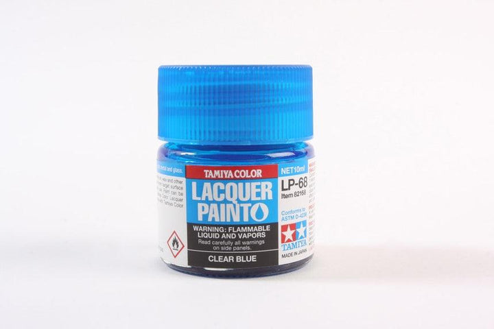 Tamiya 82168 LP-68 Clear Blue Lacquer Paint 10ml TAM82168 - A-Z Toy Hobby