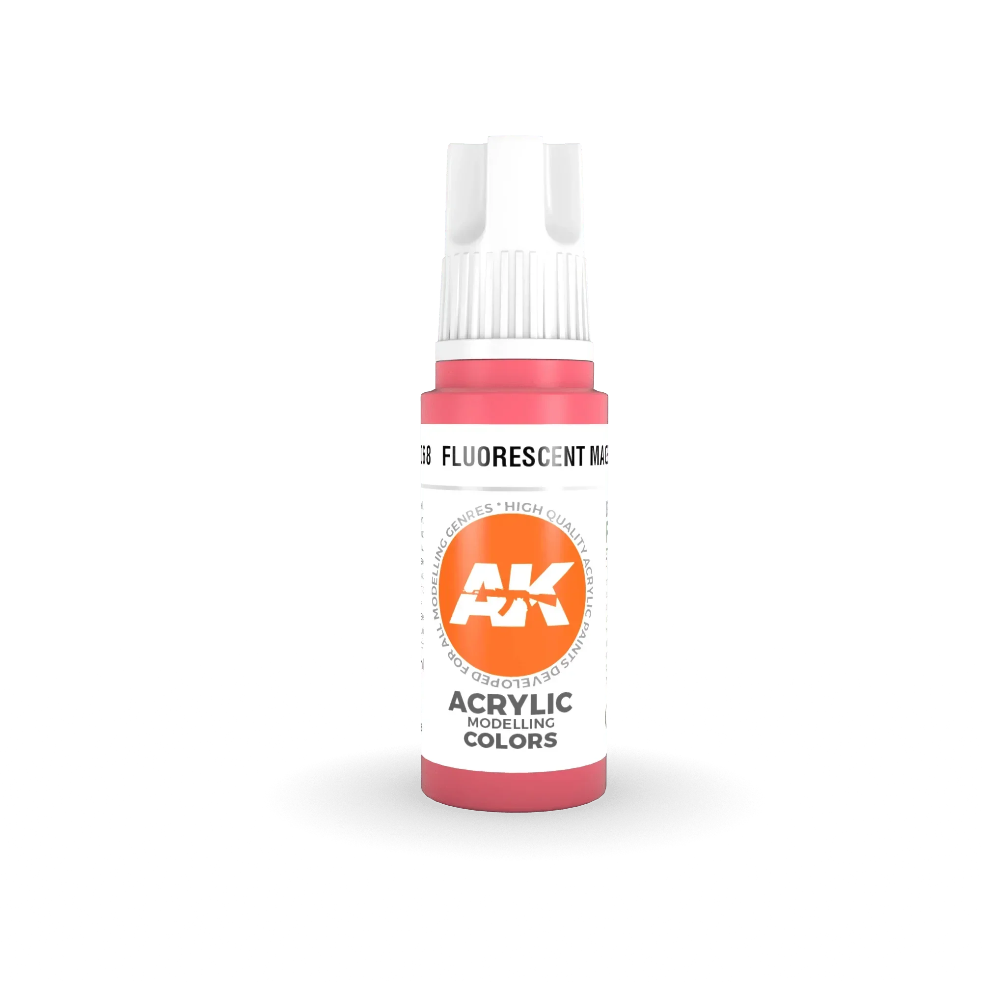 AK Interactive AK11068 3G Fluorescent Magenta Acrylic Paint 17ml - A-Z Toy Hobby