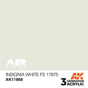 AK Interactive AK11868 3G Air Insignia White FS 17875 Paint 17ml - A-Z Toy Hobby