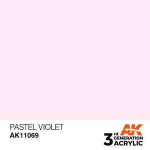 AK Interactive AK11069 3G Pastel Violet Acrylic Paint 17ml - A-Z Toy Hobby