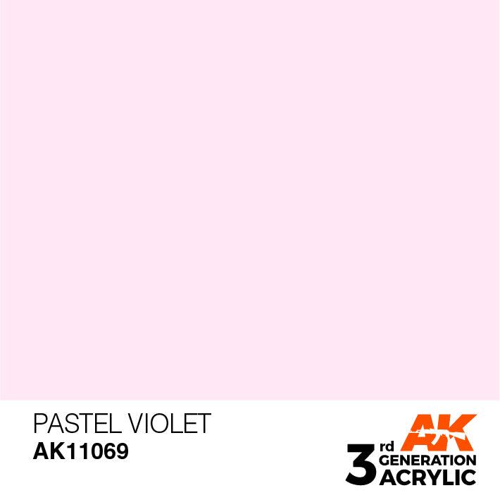 AK Interactive AK11069 3G Pastel Violet Acrylic Paint 17ml - A-Z Toy Hobby