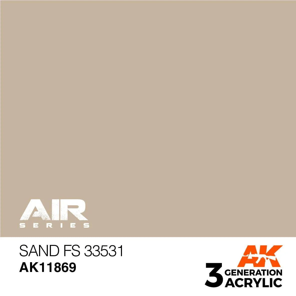 AK Interactive AK11869 3G Air Sand FS 33531 Paint 17ml - A-Z Toy Hobby