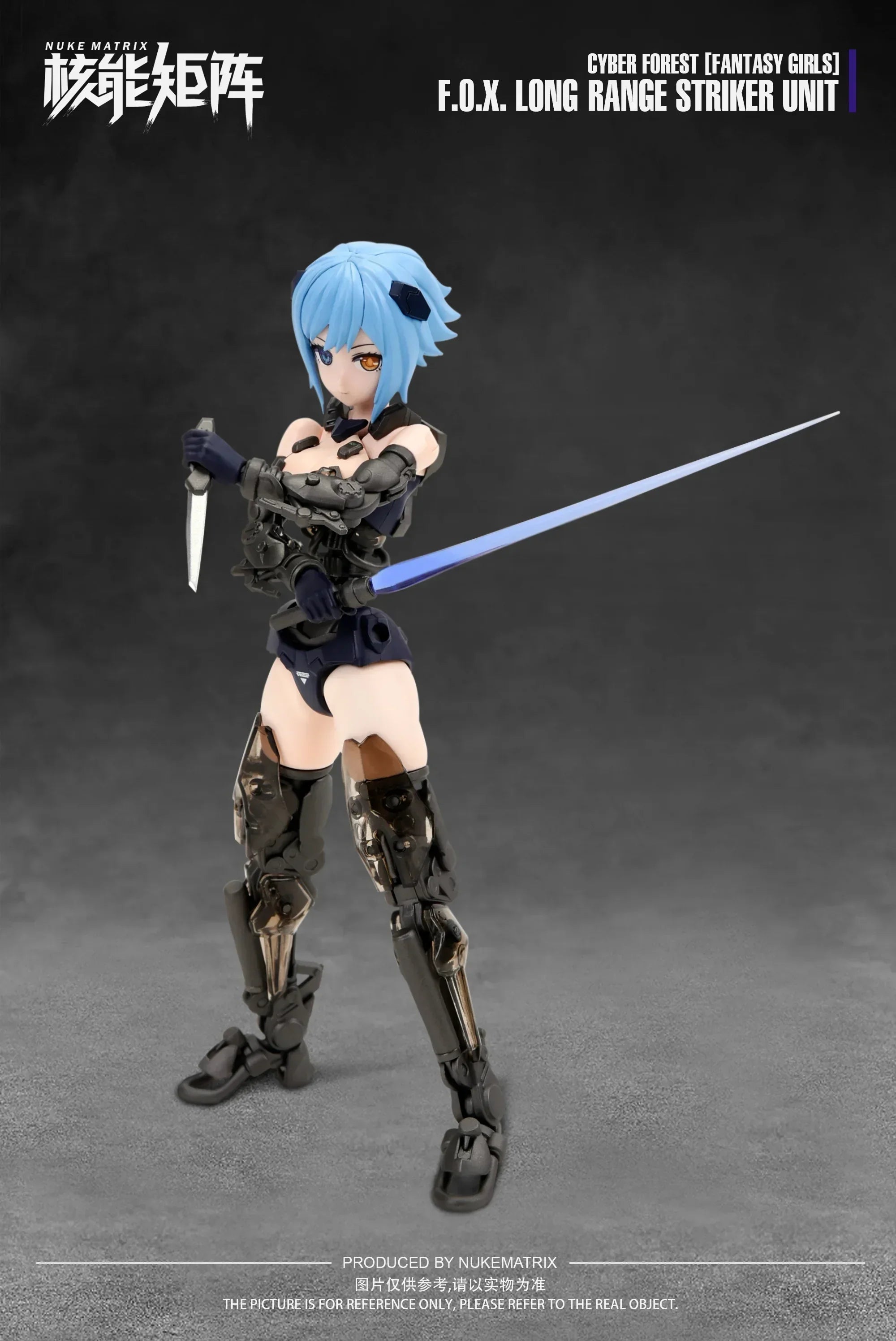Nuke Matrix CF01 FOX Long Range Striker Unit Vivienne Hayha Cyber Forest Fantasy Girls Model Kit - A-Z Toy Hobby