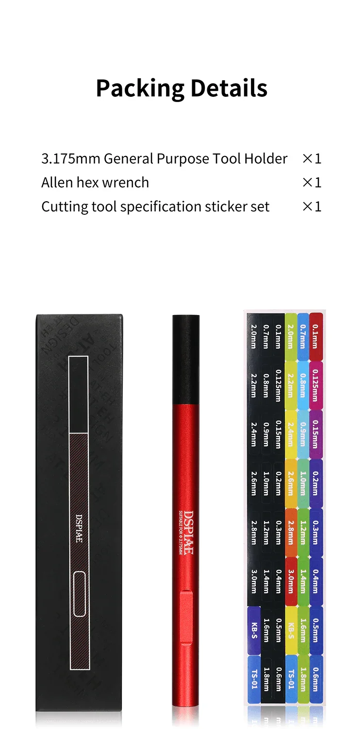 DSPIAE 3.175mm Universal Clamp Handle AT-EH - A-Z Toy Hobby