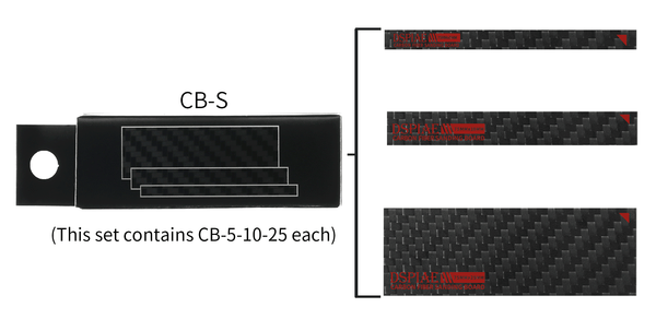 DSPIAE Carbon Fiber Sanding Board Set CB-S