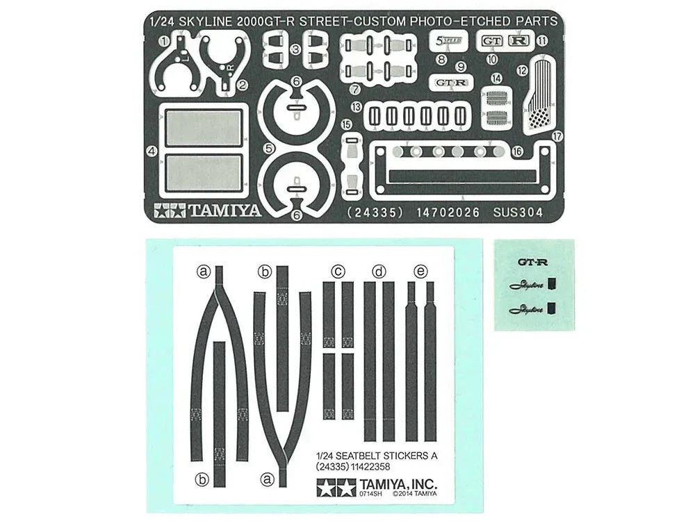 Tamiya 24335 2000 Nissan Skyline GT-R Street Custom 1/24 Model Kit - A-Z Toy Hobby