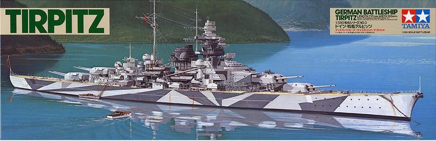Tamiya 78015 German Battleship Tirpitz 1/350 Model Kit TAM78015 - A-Z Toy Hobby