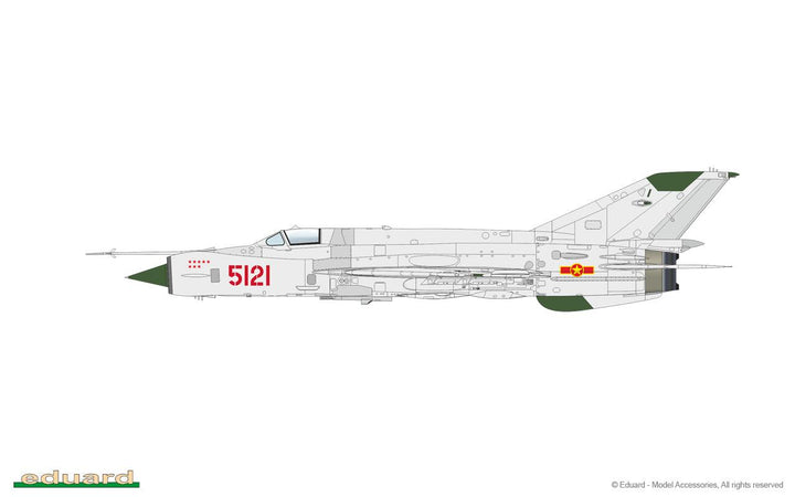 Eduard 70142 MiG-21MF Fighter Bomber ProfiPACK 1/72 Model Kit - A-Z Toy Hobby