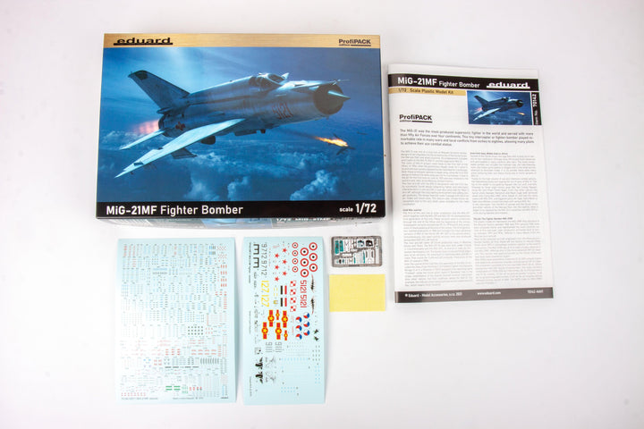 Eduard 70142 MiG-21MF Fighter Bomber ProfiPACK 1/72 Model Kit - A-Z Toy Hobby