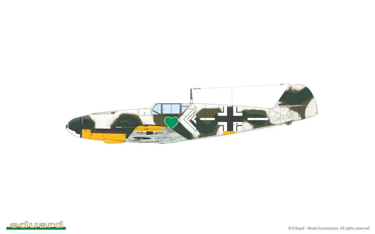 Eduard 70155 Bf 109F-4 ProfiPACK 1/72 Model Kit - A-Z Toy Hobby