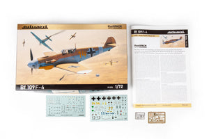 Eduard 70155 Bf 109F-4 ProfiPACK 1/72 Model Kit - A-Z Toy Hobby