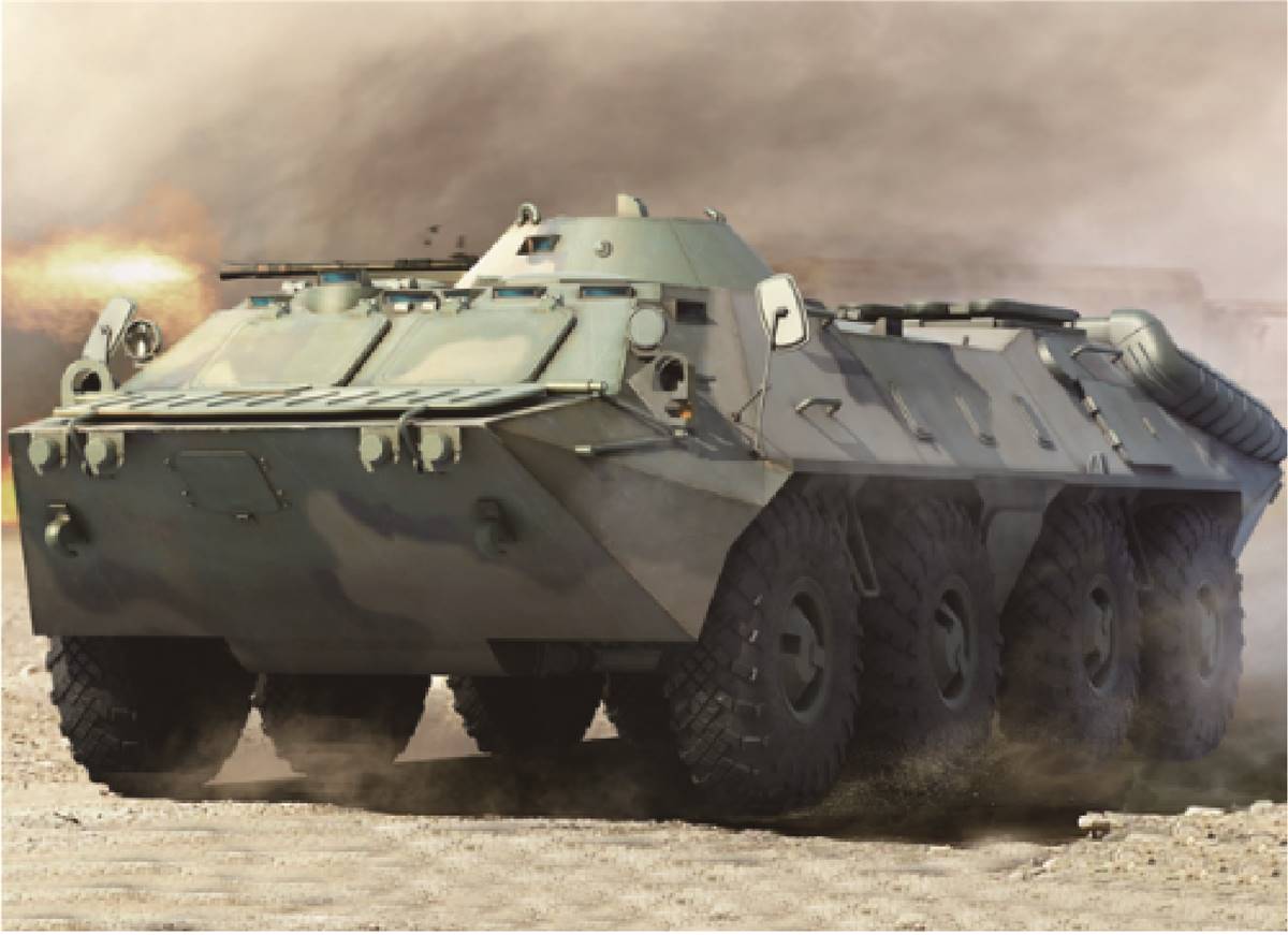Trumpeter 01591 Russian BTR-70 APC Late Version 1/35 Model Kit