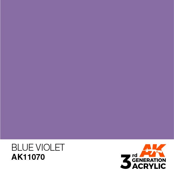 AK Interactive AK11070 3G Blue Violet Acrylic Paint 17ml - A-Z Toy Hobby