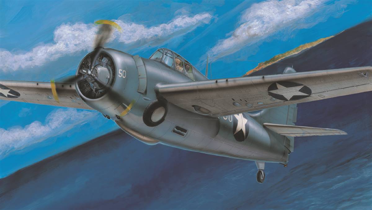 Trumpeter 02223 F4F-4 Wildcat 1/32 Model Kit