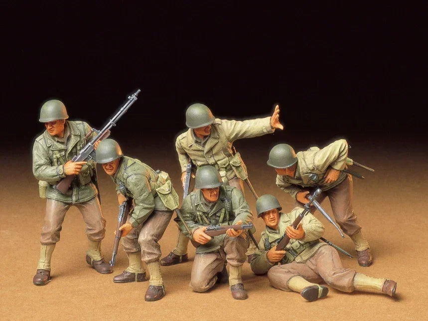 Tamiya 35192 U.S. Army Assault Infantry 1/35 Figure Set - A-Z Toy Hobby