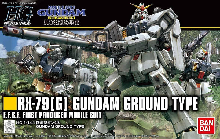 Bandai 210 RX-79[G] Gundam Ground Type HGUC 1/144 Model Kit - A-Z Toy Hobby