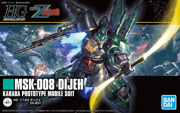 Bandai 219 MSK-008 Dijeh HGUC 1/144 Model Kit - A-Z Toy Hobby