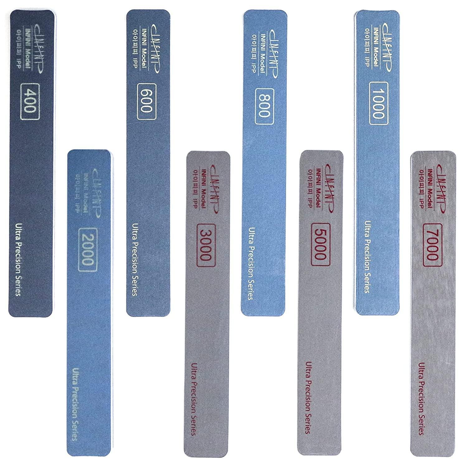 Infini Model Premium Ultra Precision Soft Sanding Stick Full Set (220-7000) (8pcs) IPM-0000 - A-Z Toy Hobby