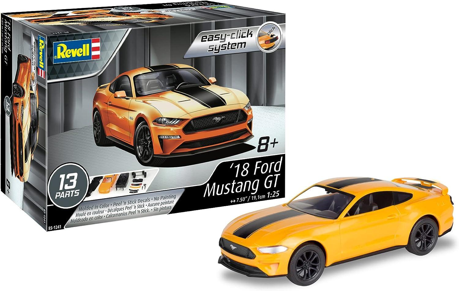 Revell 2018 Ford Mustang GT Easy-Click 1/25 Model Kit – A-Z Toy Hobby