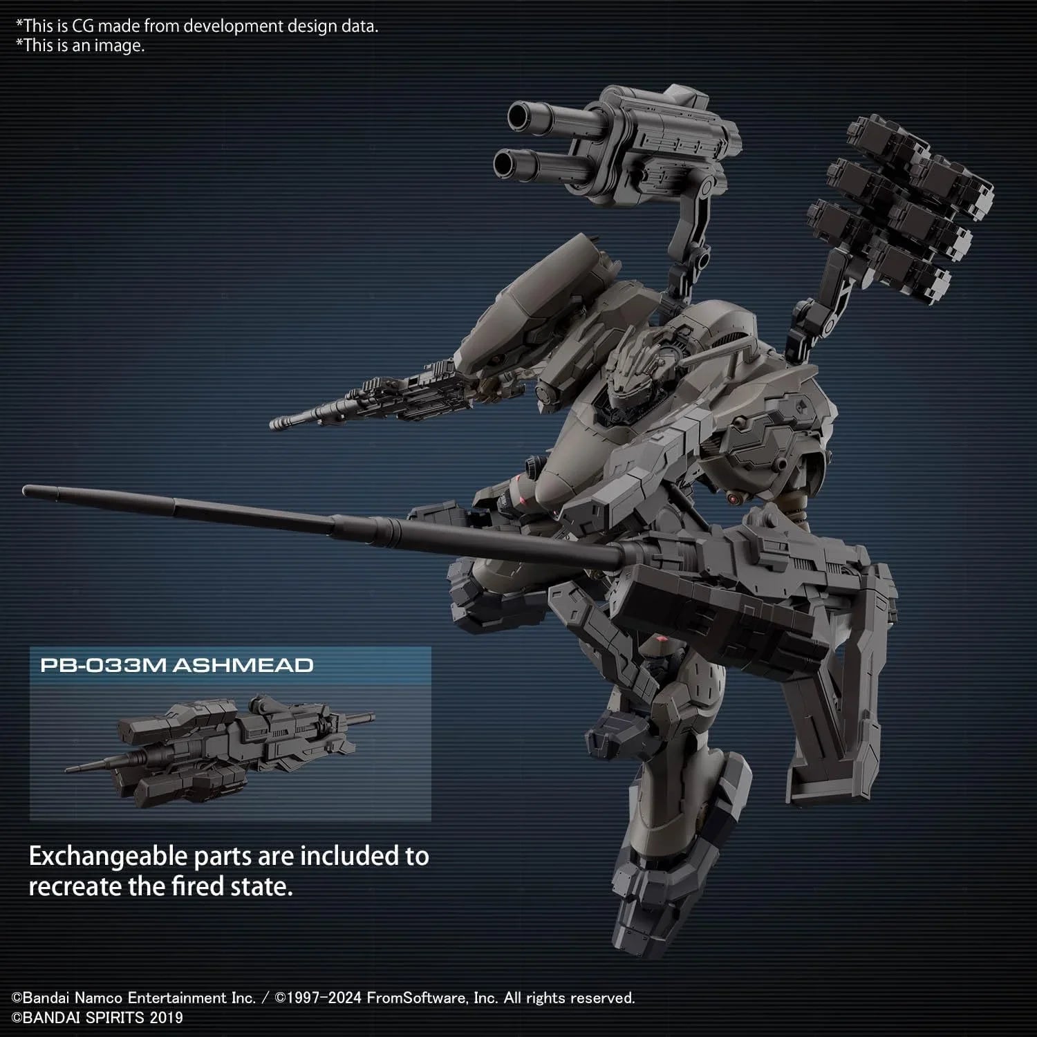 Bandai Armored Core Ⅵ RaD CC-2000 Orbiter Nightfall 30MM 1/144 Model Kit - A-Z Toy Hobby