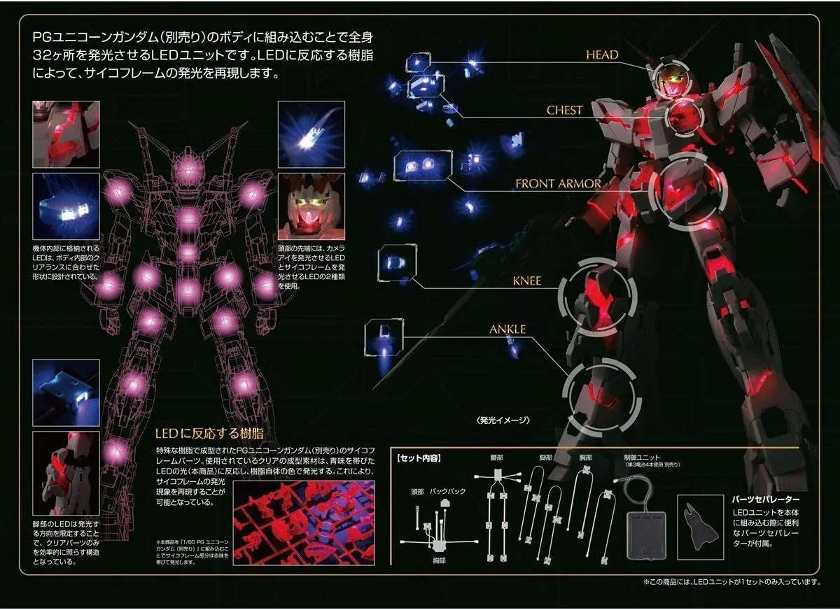 Bandai LED Unit for Unicorn Gundam PG 1/60 Model Kit – A-Z Toy Hobby