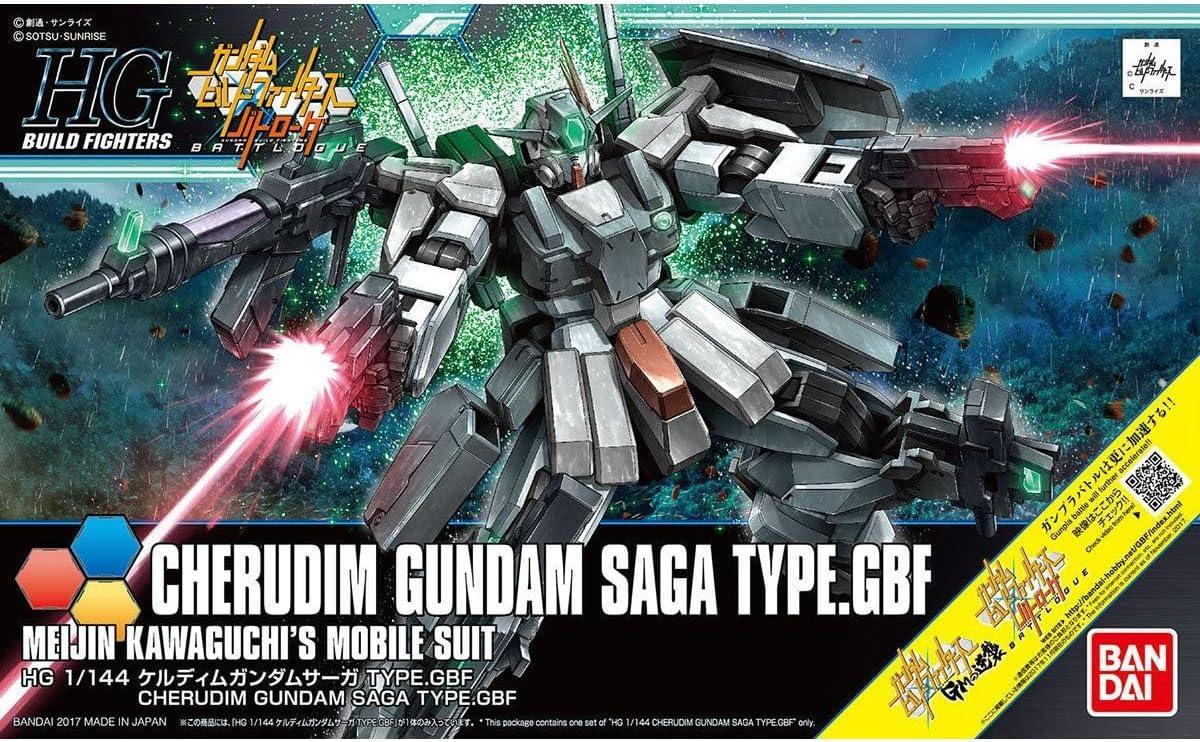 Bandai 064 Cherudim Gundam Saga Type.GBF HGBF 1/144 Model Kit - A-Z Toy Hobby