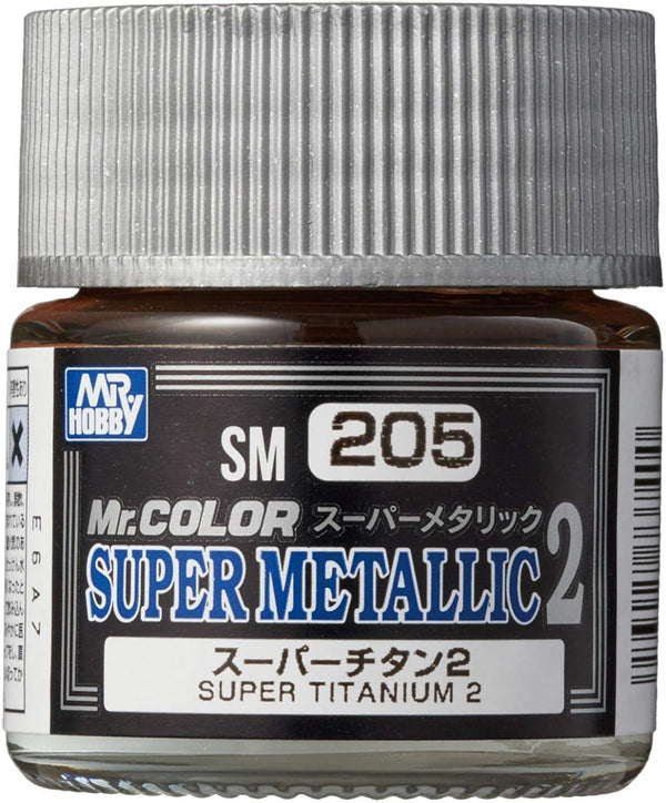 Mr. Hobby SM205 Mr. Color Super Titanium 2 Lacquer Paint 10ml - A-Z Toy Hobby