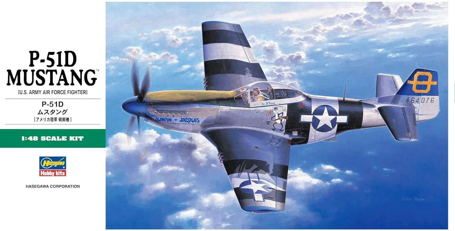 Hasegawa 09130 P-51D Mustang 1/48 Model Kit - A-Z Toy Hobby