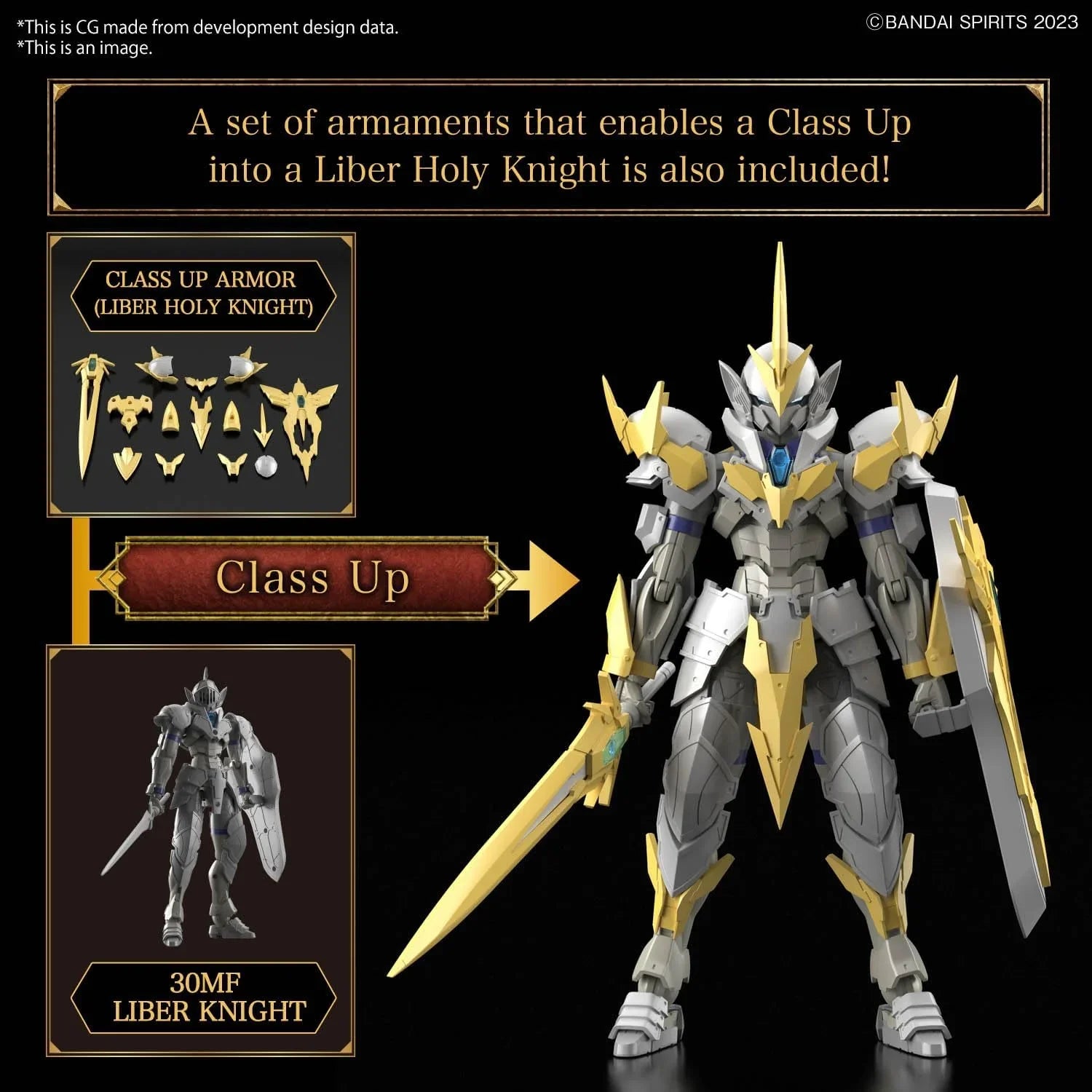 Bandai 30MF Liber Holy Knight 1/144 Model Kit - A-Z Toy Hobby