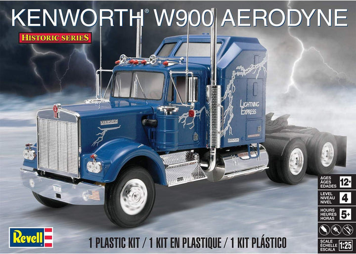 Revell Kenworth W900 Aerodyne 1/25 Model Kit - A-Z Toy Hobby