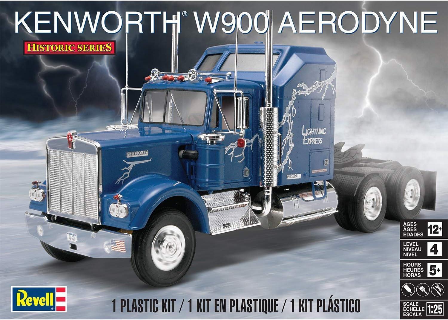 Revell Kenworth W900 Aerodyne 1/25 Model Kit - A-Z Toy Hobby