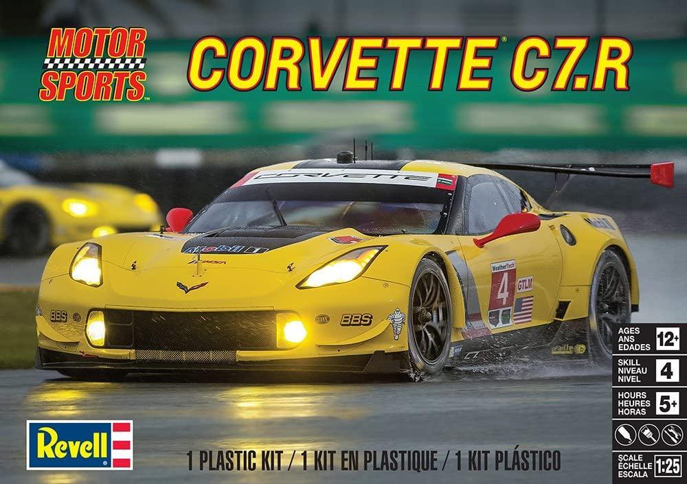 Revell Chevrolet Corvette C7.R 1/25 Model Kit - A-Z Toy Hobby