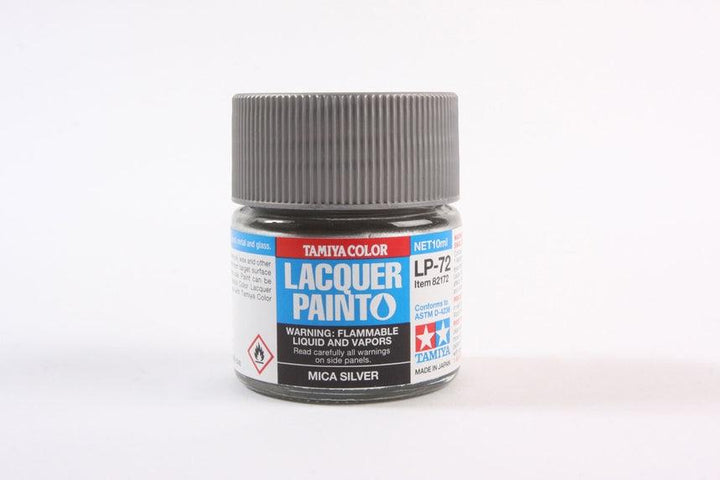 Tamiya 82172 LP-72 Mica Sliver Lacquer Paint 10ml TAM82172 - A-Z Toy Hobby