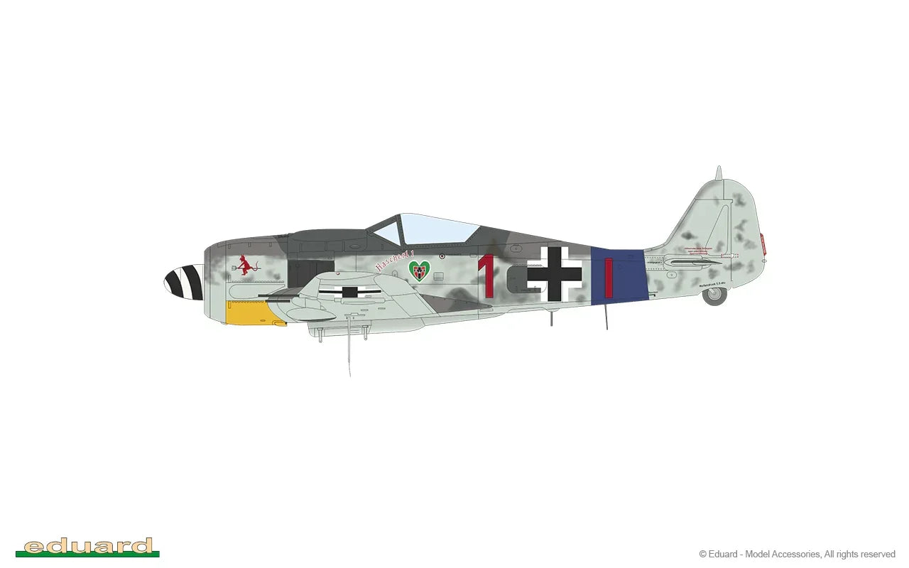 Eduard 7463 Fw 190A-8 Standard Wings Weekend Edition 1/72 Model Kit - A-Z Toy Hobby