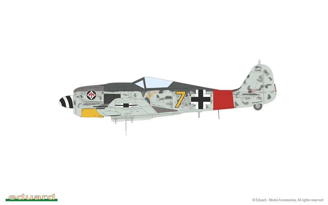 Eduard 7463 Fw 190A-8 Standard Wings Weekend Edition 1/72 Model Kit - A-Z Toy Hobby