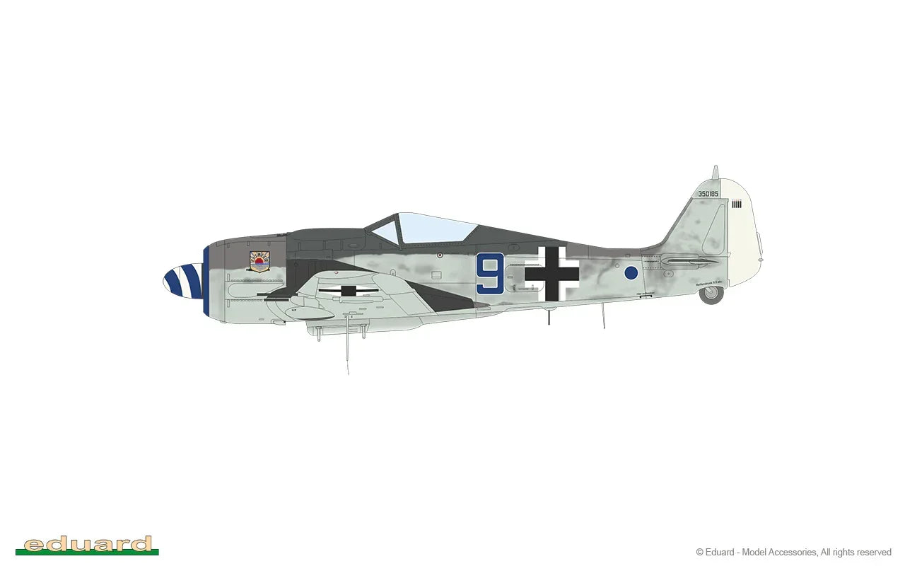 Eduard 7463 Fw 190A-8 Standard Wings Weekend Edition 1/72 Model Kit - A-Z Toy Hobby