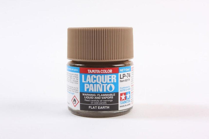 Tamiya 82174 LP-74 Flat Earth Lacquer Paint 10ml TAM82174 - A-Z Toy Hobby