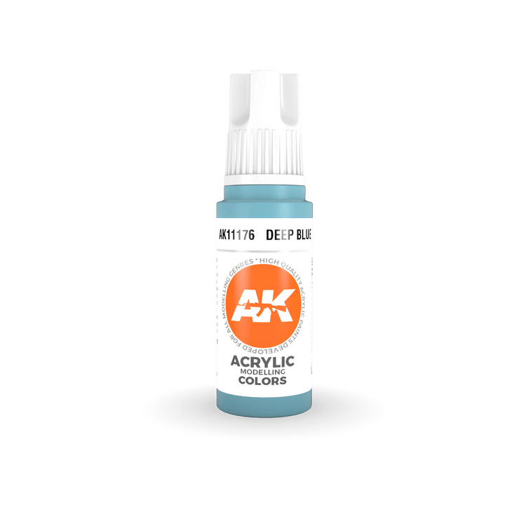 AK Interactive AK11176 3G Deep Sky Blue Acrylic Paint 17ml - A-Z Toy Hobby